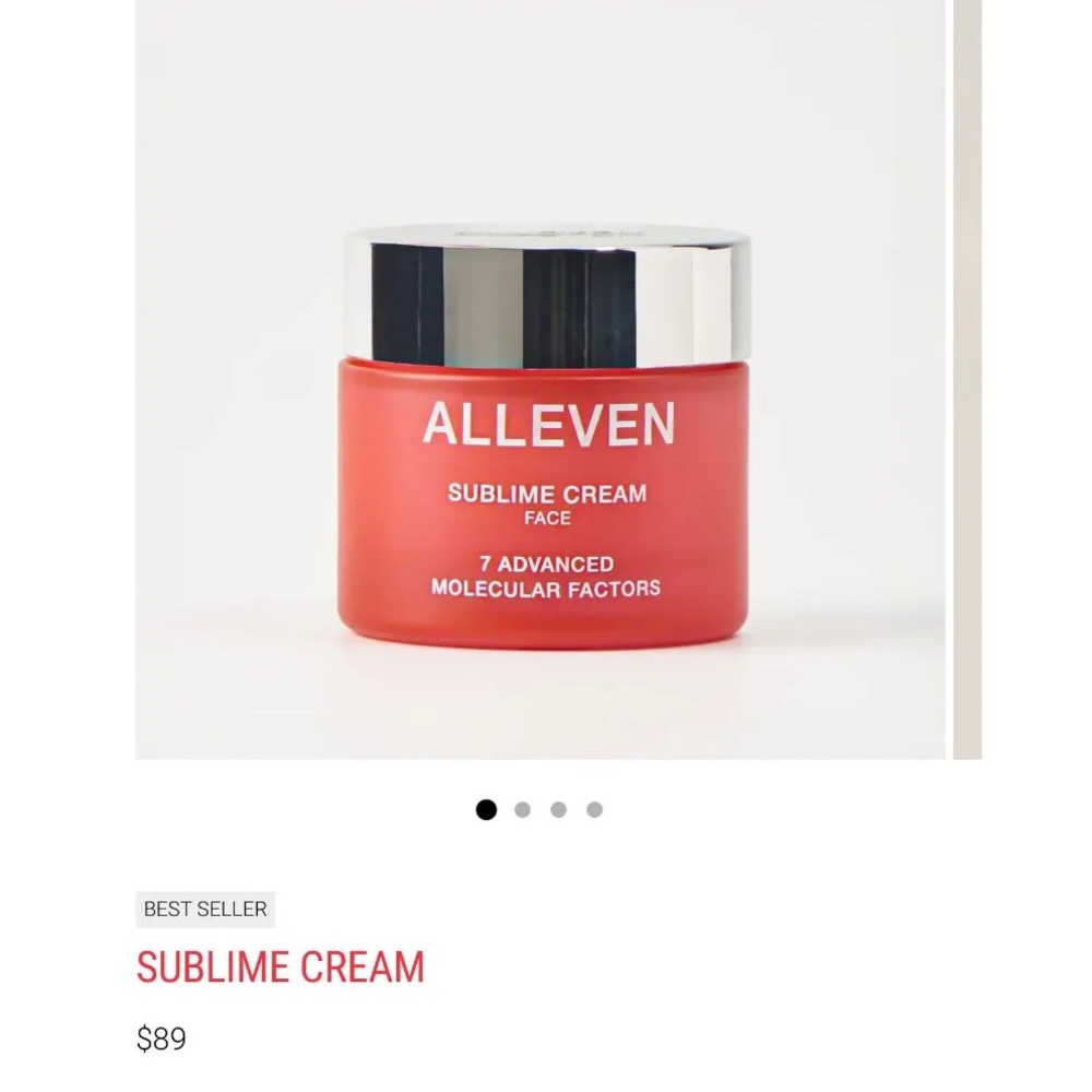 ALLEVEN- Sublime Cream 15 ml $89 retail NEW